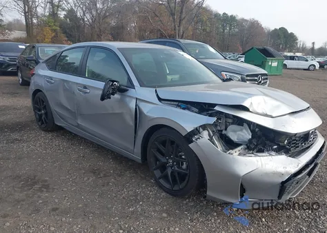 2025 Honda Civic Sedan Sport z USA, uszkodzony, nr VIN 19XFL2H8XSE024002